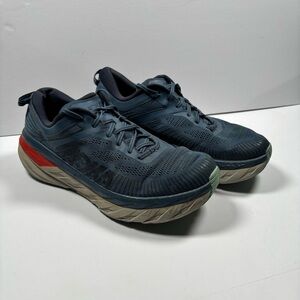 Hoka One One Bondi 7 Men's Running Shoes Navy Blue Size 12